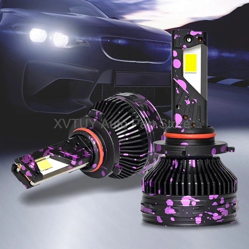 

New Four Copper Tubes 180W Camouflage Car LED Headlight Bulb High Low Beam LED Headlight H4 H7 H11 Super Bright for Motorcycle