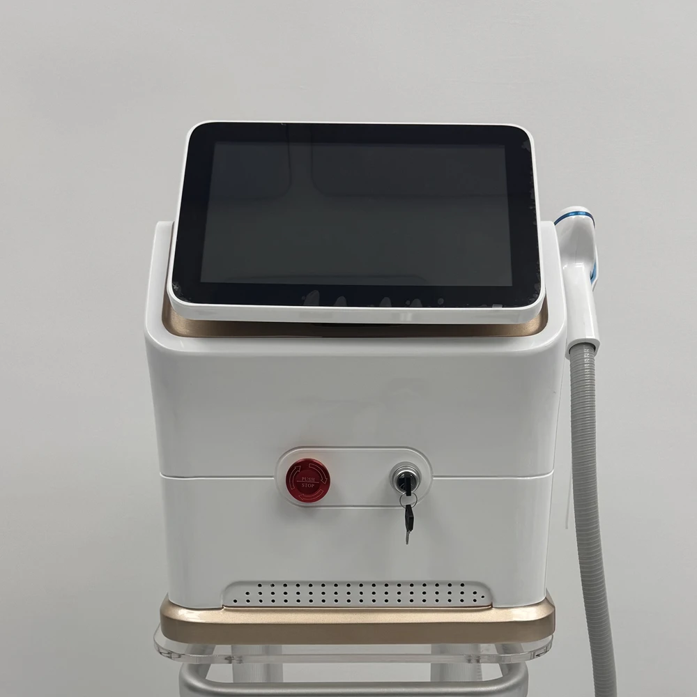 2000W 10 Bars 808nm Diode Laser Focus Technology Machine 755 808 1064nm 3 Wavelength Ice Platinum Titanium Painless Hair Removal