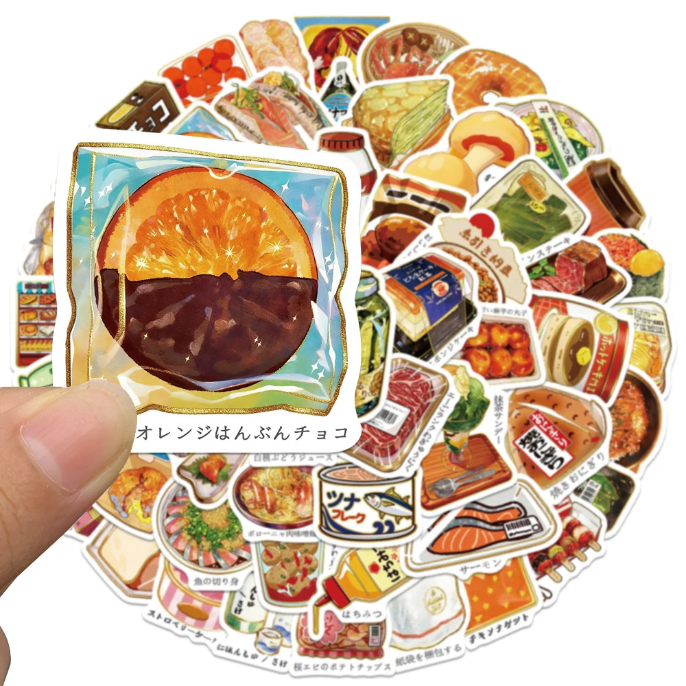 10/30/56 unidades de pegatinas - Food In Japanese Snacks reseña y precio