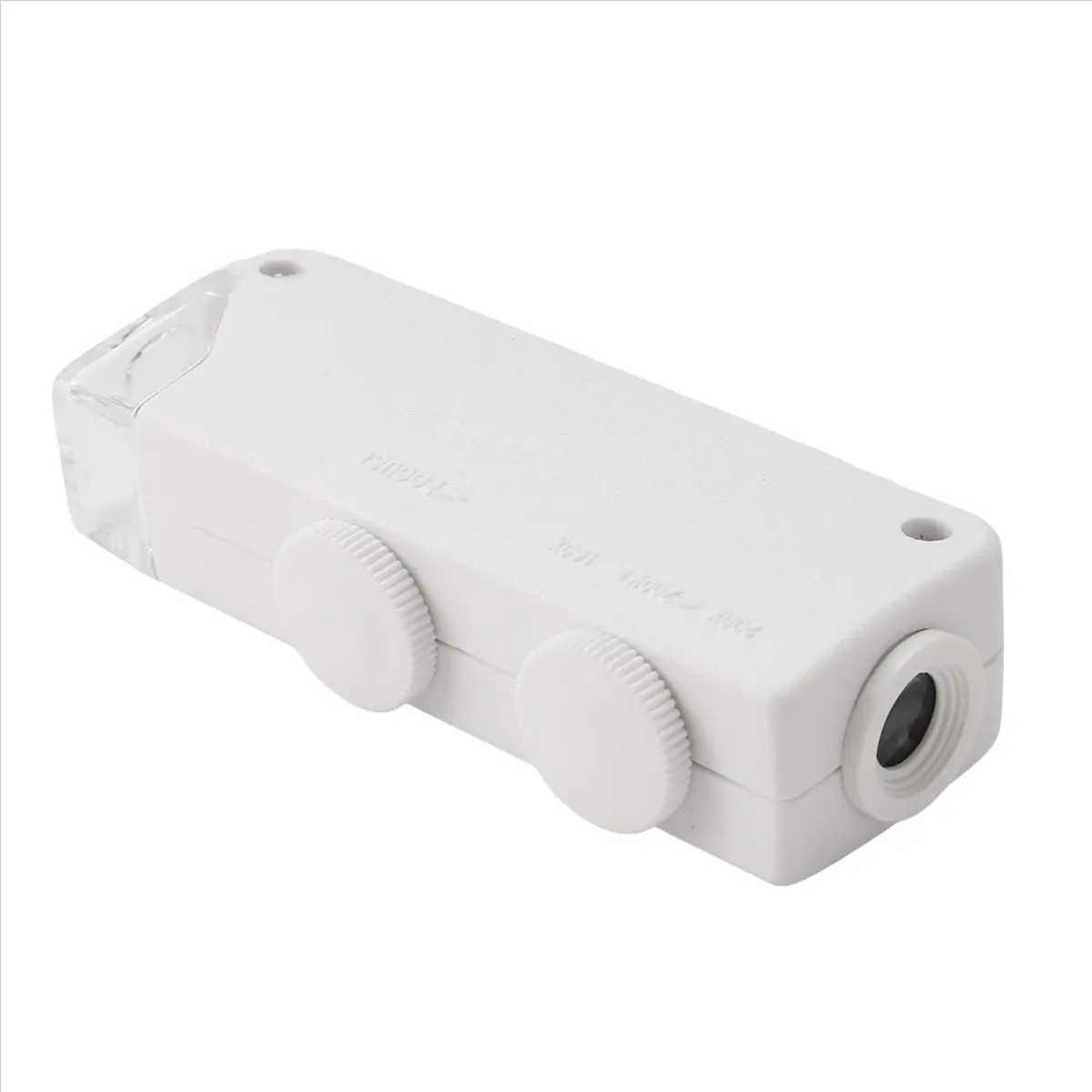 *N21R New Handheld 160X-200X Zoom LENS LED Lighted Pocket Microscope Magnifier Loupe