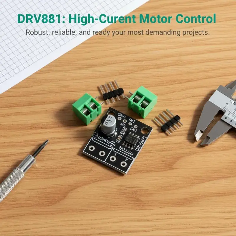 NEW DRV8871 Motor Driver Module Compatible with  Raspberry Pi H-Bridge PWM DC Motor Controller 6.5V-45V 3.6A Max Breakout