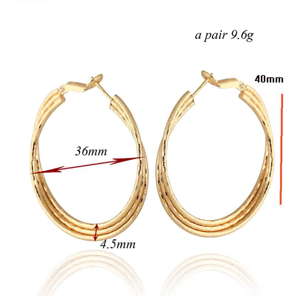 

Real Gold Electroplated Earrings Gift for Girlfriend Zircon Fashionable Pendants Women