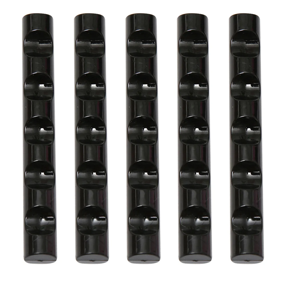 

5 Pcs Nail Brushes Pen Holder Bracket Rest Storage Salon Supply Black Tool Baby