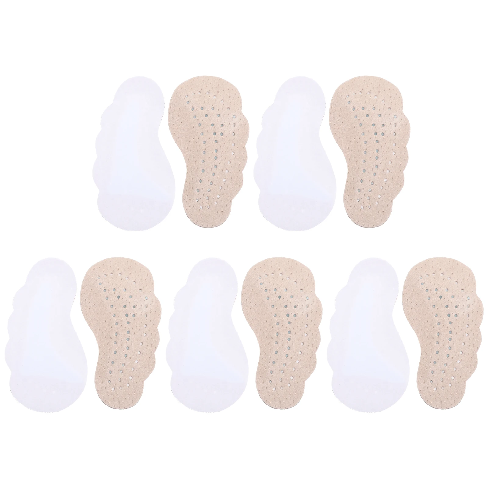 

5 Pairs Non-slip Mat Anti-slip Heel Inserts High Shoe Foot Heels