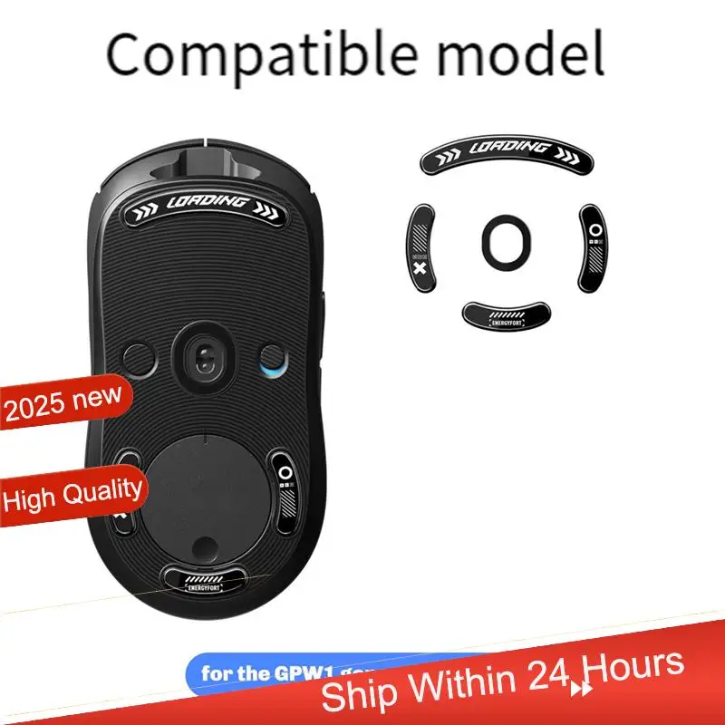 AC18(Guaranteed) Super Smooth Polished Surface Mouse Feet Skates For Logitech GPW 1Th Super Smooth Polished Surface Mouse Feet A