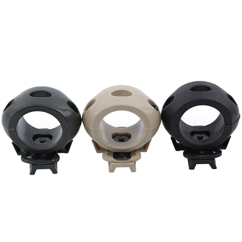 New 30mm Helmet Special Lighting Flashlight Bracket Tactical Helmet Clip Adapter Outdoor Sports Riding Headlight Holder