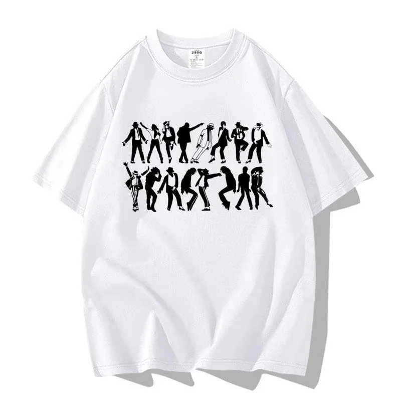 New 2026 Black and White Interlaced Portrait Painting By Kil Jackson. Pure Cotton Kids T-shirt Streetwear Summer Tops
