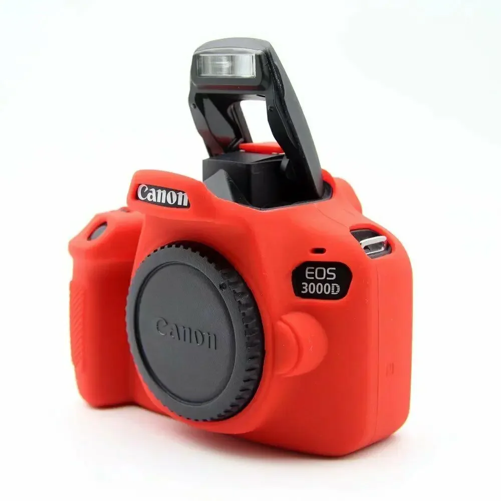 Juste de protection en caoutchouc souple pour appareil photo, étui en silicone, peau de protection pour IL EOS, 3000D, 4000D, Rebel T100