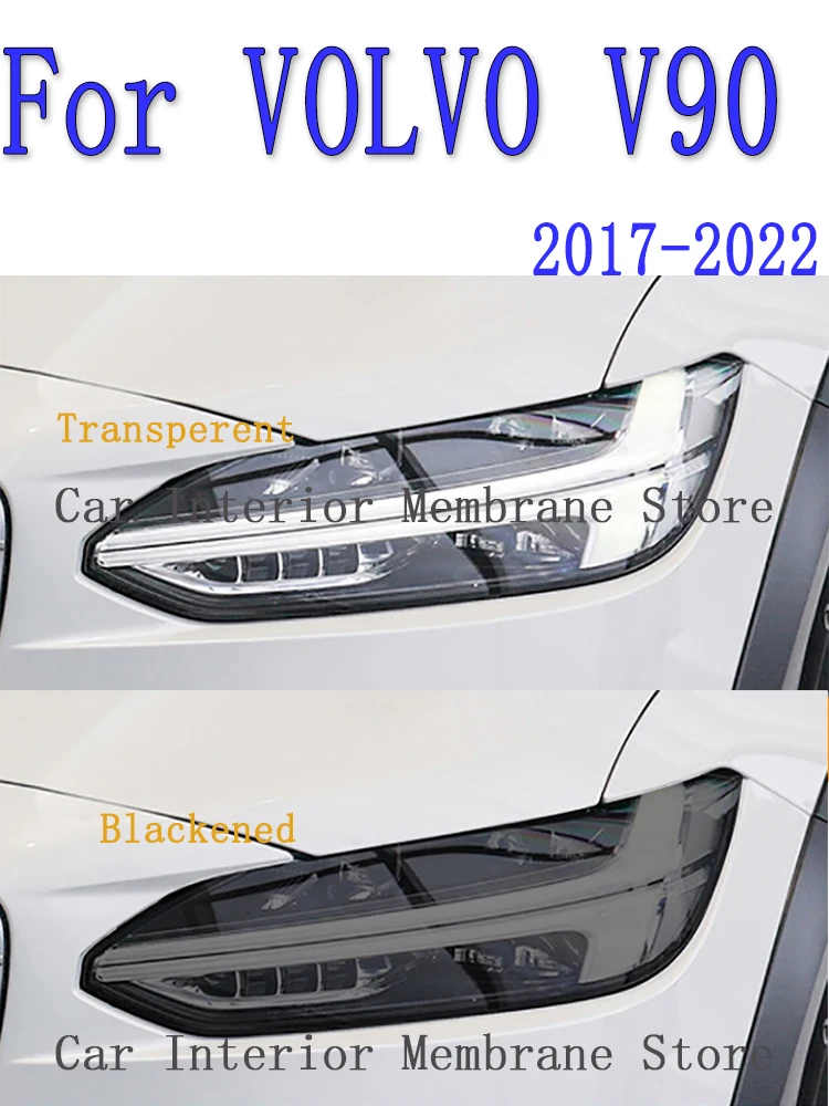 

Для VOLVO V90 (2012018-2022) ТПУ автомобильные внешние фары защитная пленка против царапин ремонт фар наклейка аксессуары ремонт