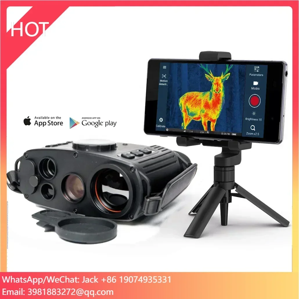 Wholesale High Quality Lrf 2500m Long Range Telescope Thermal Infrared 50mk Night Vision Image Thermal Night Vision Binoculars