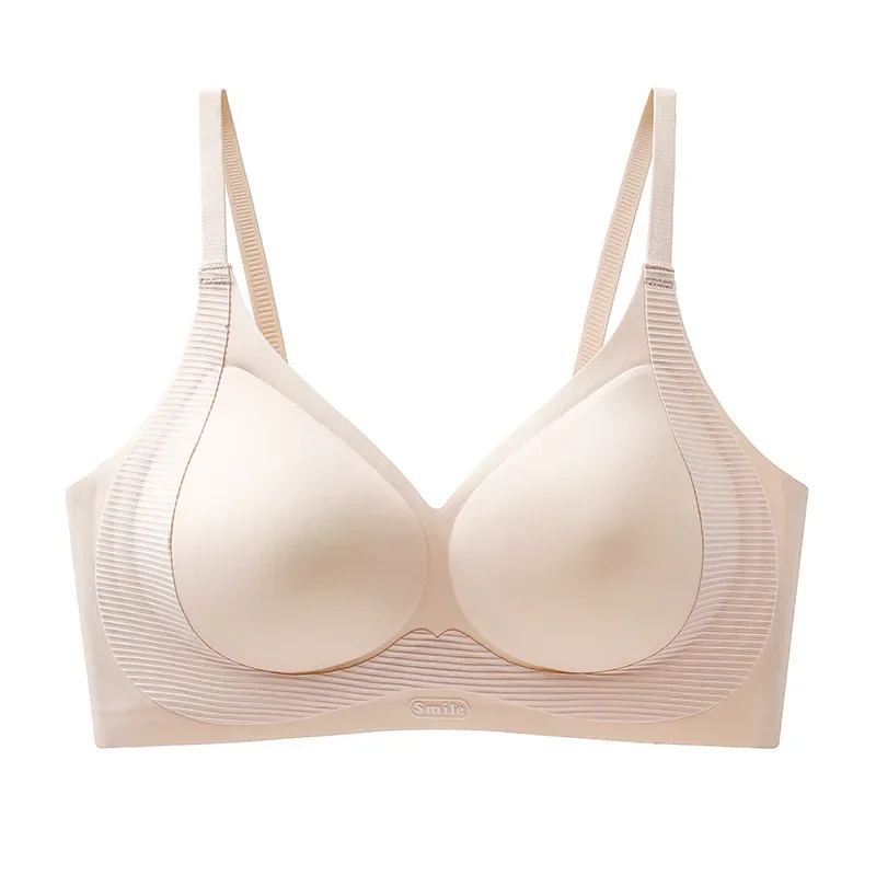 Anti-gravity Lift Underwear Women's Small Breasts Gather and Support Non-marking Sports Back Fixing Cup Jelly Bra Cover Thin