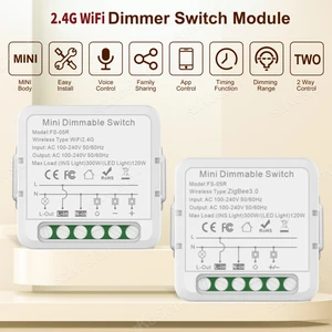 Tuya Zigbee WiFi Dimmable Smart Sword Modul, unterstützt 2 -Way -Steuerung, LED -Lichter, arbeitet mit Alexa, Google Home zusammen 8 Hauptverkaufsdimerlicht - №3