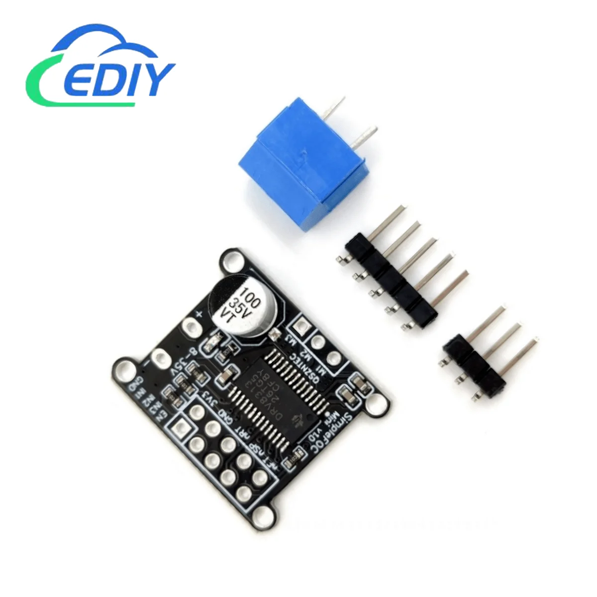 Simple FOC MINI FOC BLDC Motor Controller Board Servo DC Brushless Motor Driver Board SVPWM Control Algorithm DRV8313 module