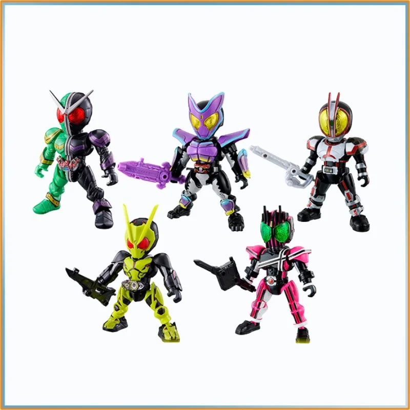 

Genuine Kamen Rider Zero-One & Double & Faiz 555 & Gavv & Decade Collectible Action Figure Display Set - In Stock