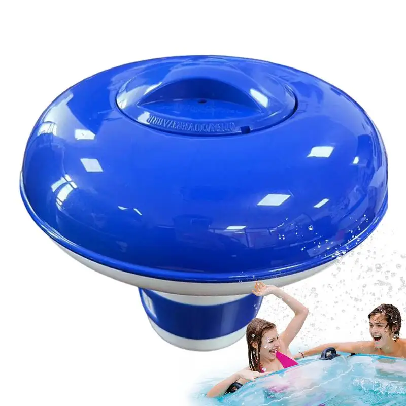 Swimming Pool Floating Chlorine Dispenser with Tablets Water DisinfectionPurifier Automatic Applicator Sterilizer Pool Cleaner