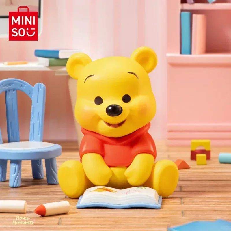

MINISO Disney Winnie The Pooh Series Blind Box Curtilage Home Always Tide Play Desktop Ornaments Student Holiday Gifts and Toys
