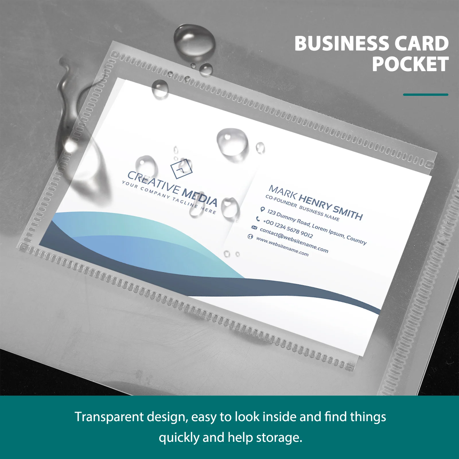 

20 шт., прозрачный органайзер для документов формата А5, застежка-кнопка, большая вместимость, легкий портативный органайзер для квитанций