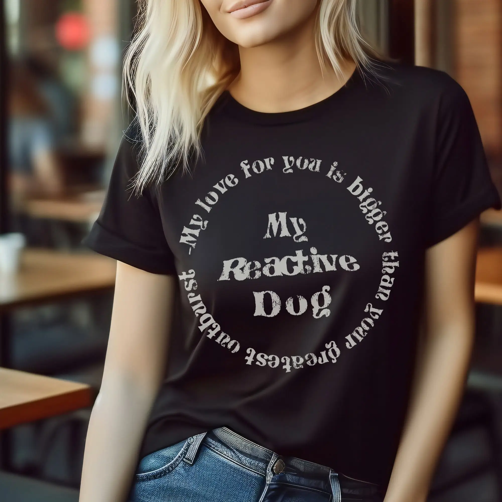 Dog Shirt Reactive For Owners Of A Anxious T