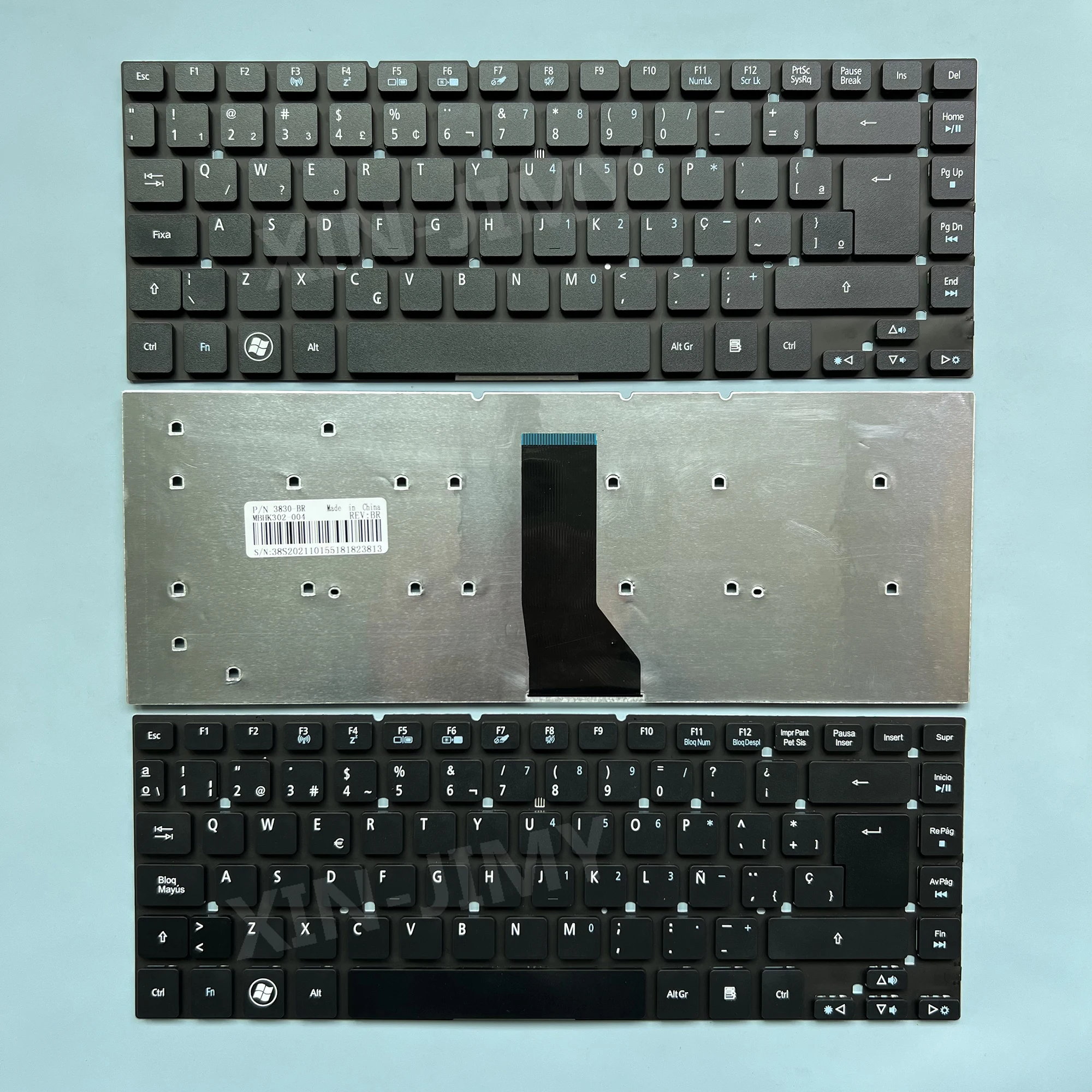 Xin brasileiro teclado espanhol para acer aspire 4755 4755g 4830 4830t 3830 3830g 3830t V3-431 V3-471G portátil brasil sp