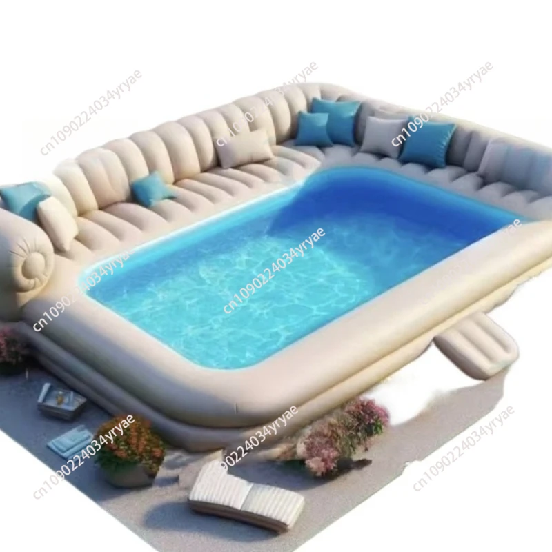 

Customized Inflatable Swimming Pool Combination Sofa Pool Design for Leisure and Outdoor Relaxation