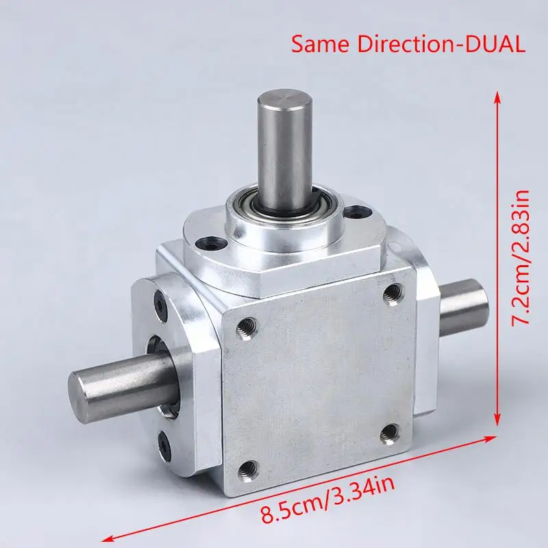 Transmissie met een verhouding van 1:1, tandwielreductieversnellingsbak, 8MM 20T Commutator haakse spiraal.