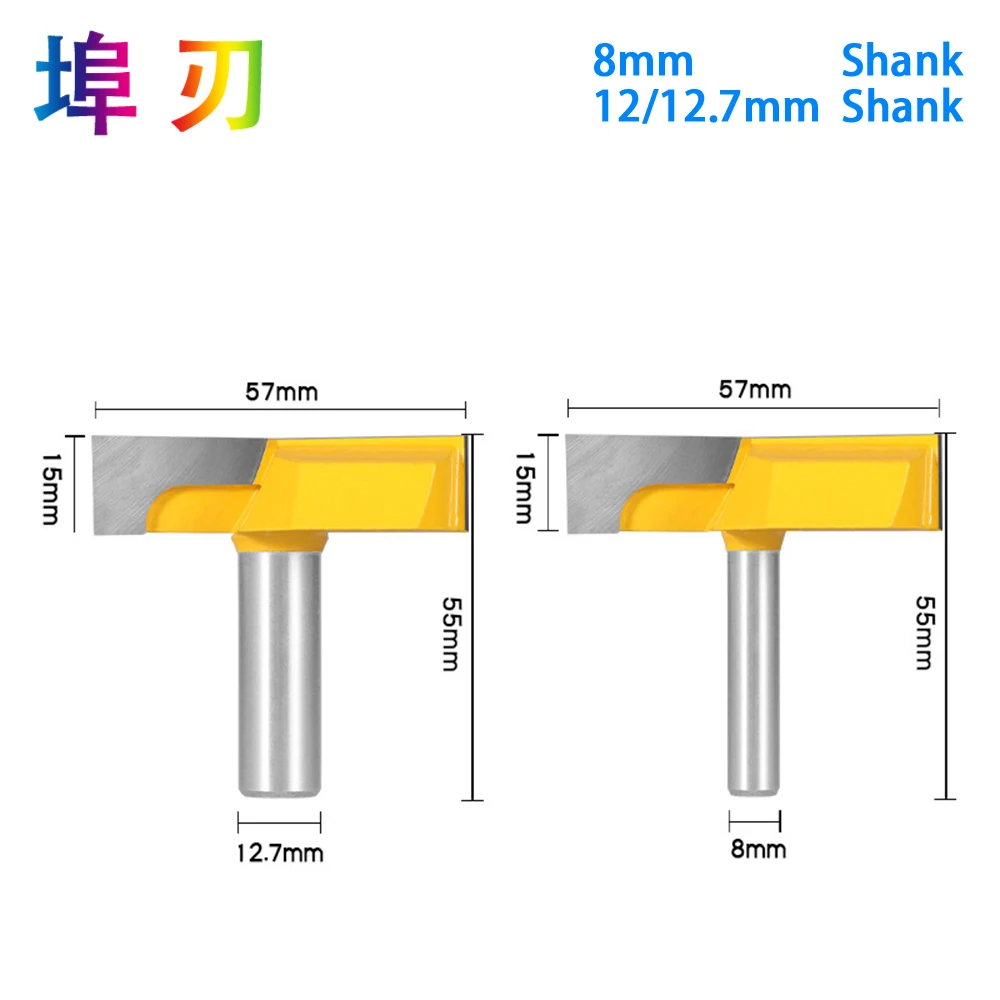 LANG TONG TOOL Milling Cutter Bottom Cleaning Router Bit Straight Bit Clean Milling Cutter forWood Woodworking Bits CuttingLT105