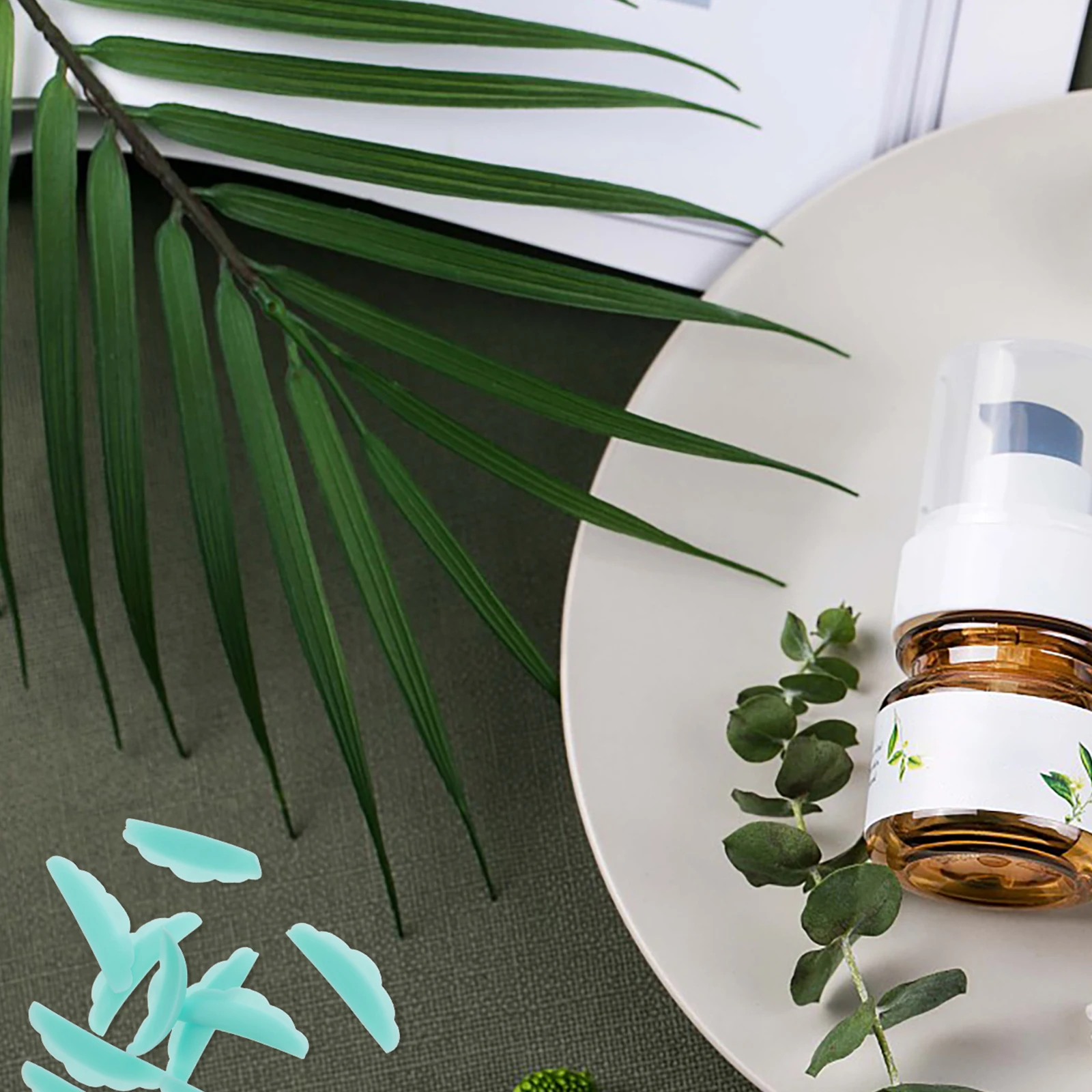 

2pcs 10 Pairs Reusable Eyelash Extension Gasket Fake Eyelashes Tool Silicone Durable Easy Clean Beauty Salon Home Use False Lash