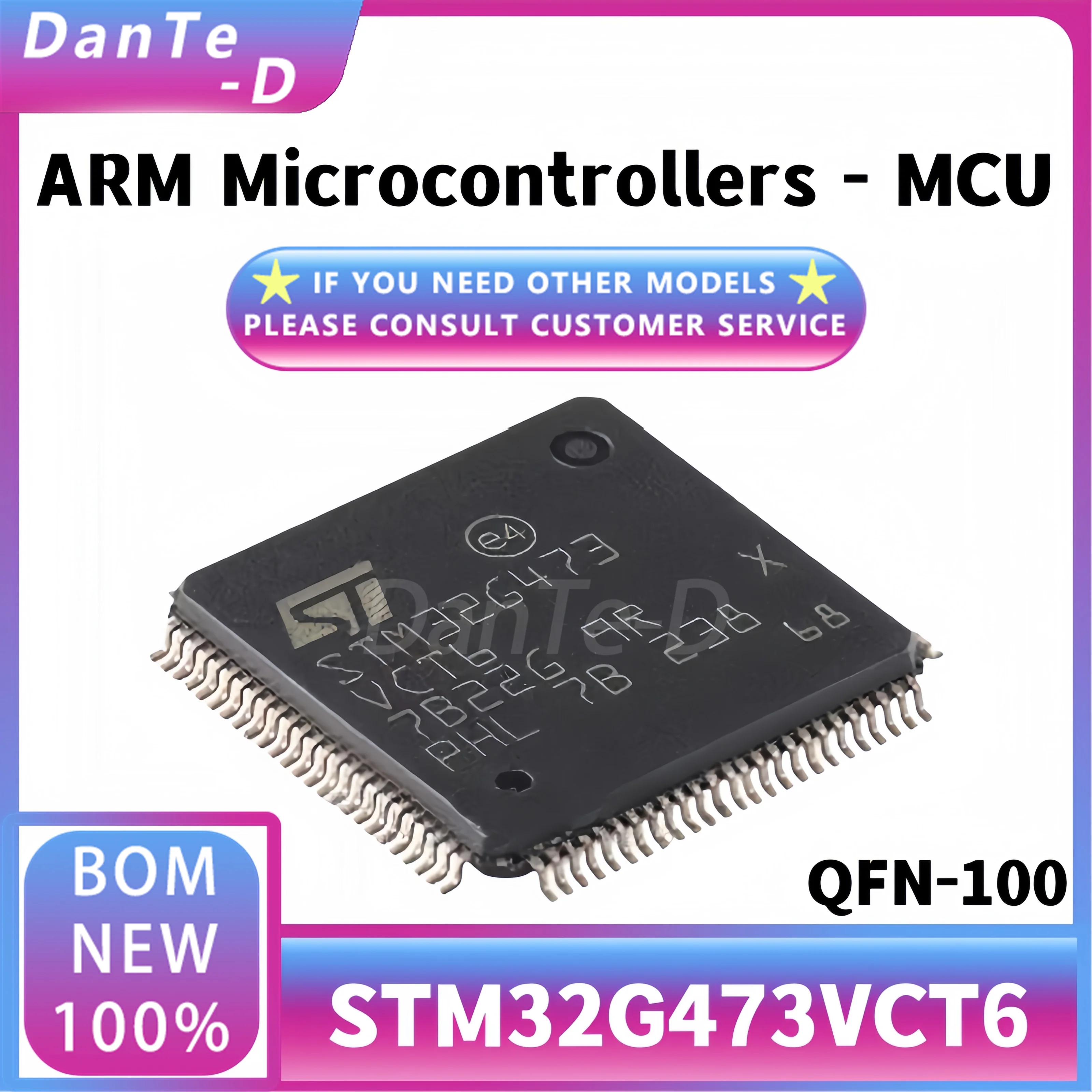 STM32G473VCT6 LQFP-100 ARM Cortex-M4 32-bit microcontroller IC original authentic