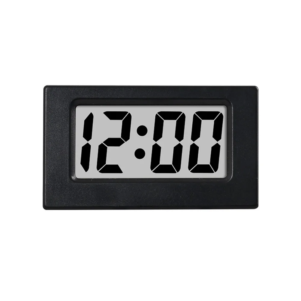 Multi-purpose Simple LED Digital Clock Cute Time Display Mini Triangle Clock Mute Desk Electronic Clock Student