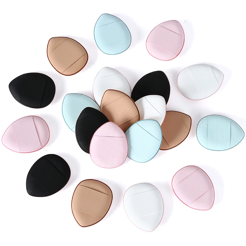 50/100PCS Mini Finger Schwamm Puff Puffs Foundation Concealer Make-Up Air Kissen Kosmetische Werkzeug Trocken Nass Für Frauen schönheit Großhandel