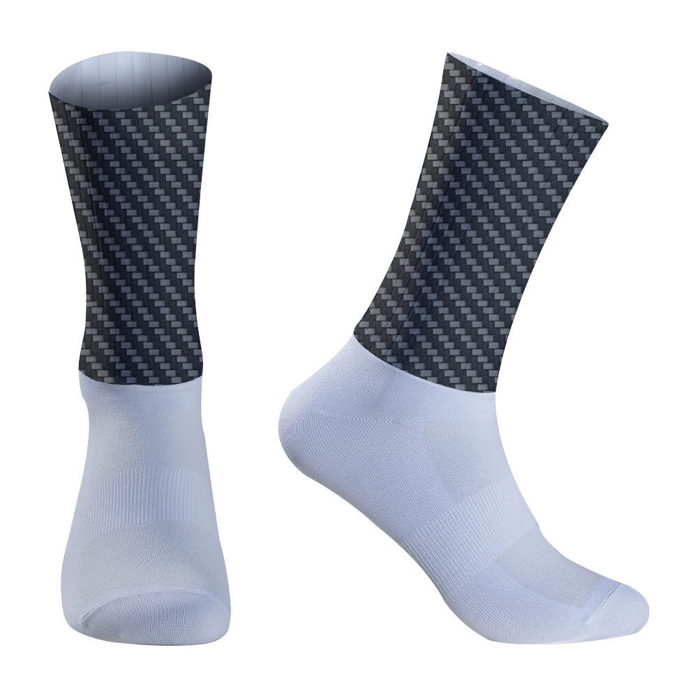 Silicone Seamless Aero Socks Summer 2024 New Slip Breathable Cycling Socks Men Women Road Bike