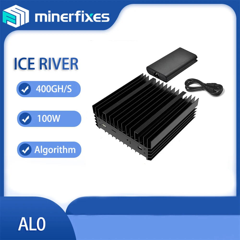 

Новый AL0 ALPH Alephium Miner 400GH/s ± 5% Hashrate 100W, мощный алгоритм, Крипто Asic Miner с блоком питания, бесплатная доставка IceRiver