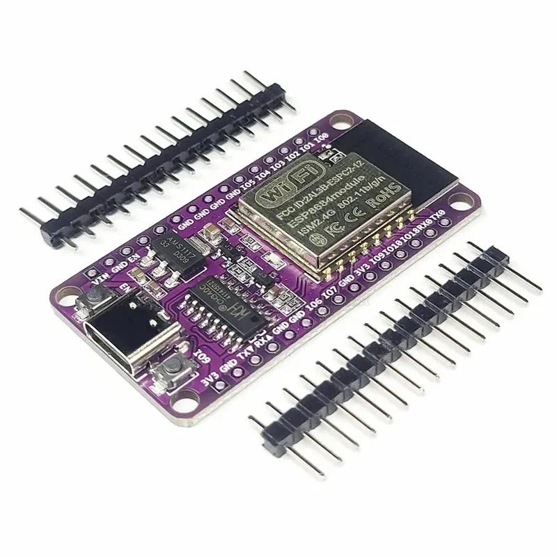 لوحة تطوير MCU ESP32-C2 مدمجة بوحدة واي فاي ESPC3-12 2.4G وذاكرة فلاش 4MB متوافقة مع ESP8684 ESP32 C2 USB Type-C