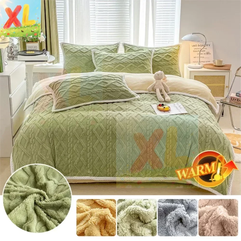 

Мягкий бархатный пододеяльник, зимний теплый плюшевый пододеяльник, одеяло двойного назначения, теплое одеяло из искусственного кашемира, одеяла для кровати