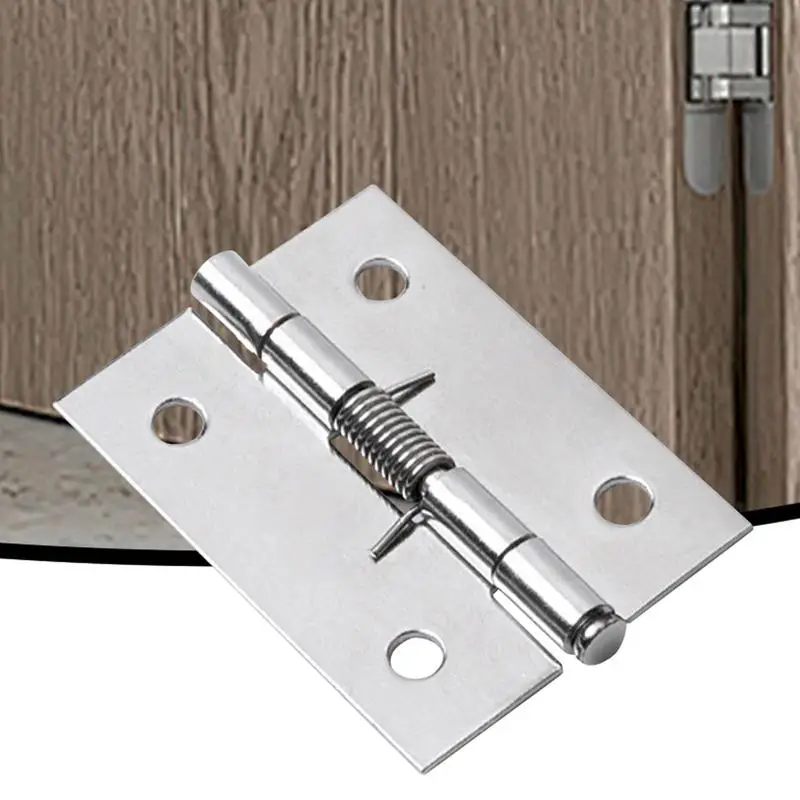 Spring Loaded Hinges Spring Loaded Gate Hinges Stainless Steel Auto Door Closer Strong Load-Bearing Capacity Hinges For Doors