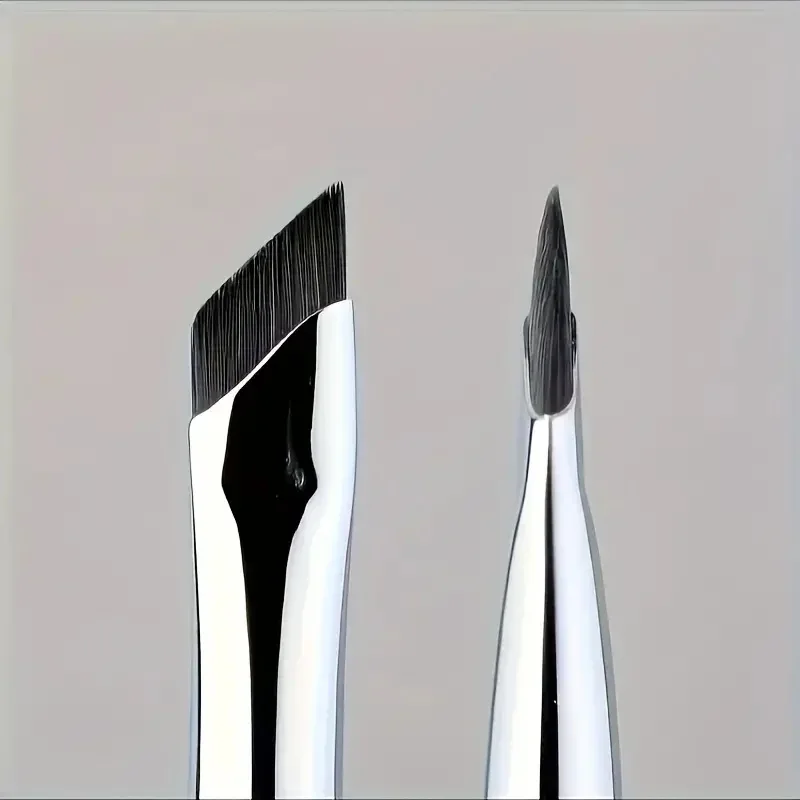 2/5 Stück Karsyngirl Upgrade Blade Eyeliner-Pinsel, ultradünn, feiner Winkel, flacher Augenbrauenpinsel unter den Augen, platz präzise Detailpinsel – Detail 5