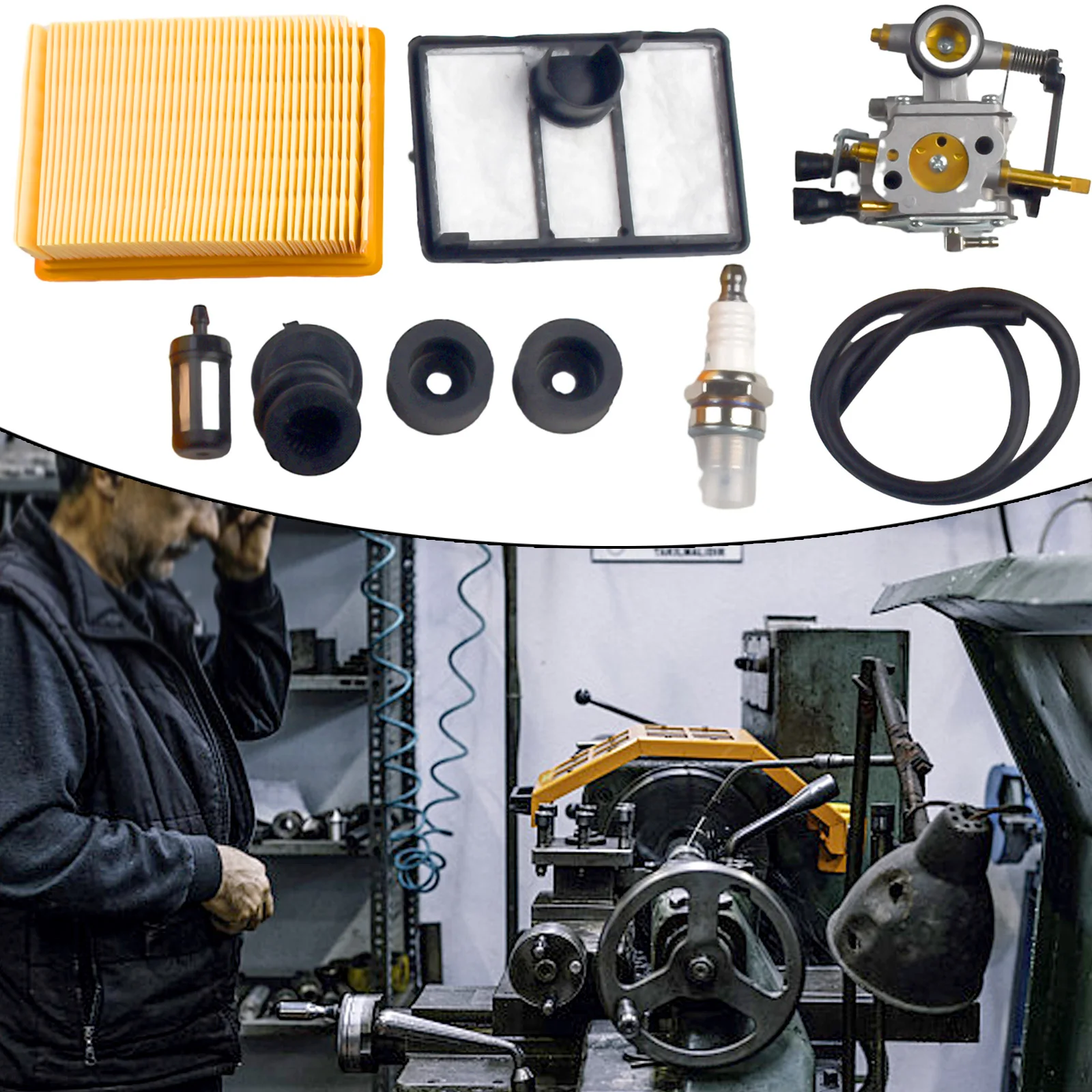 

Comprehensive TS800 Carburetor Kit for WJ114 Applications Matches HS314 & Part No 42241200651 Including All Parts Needed