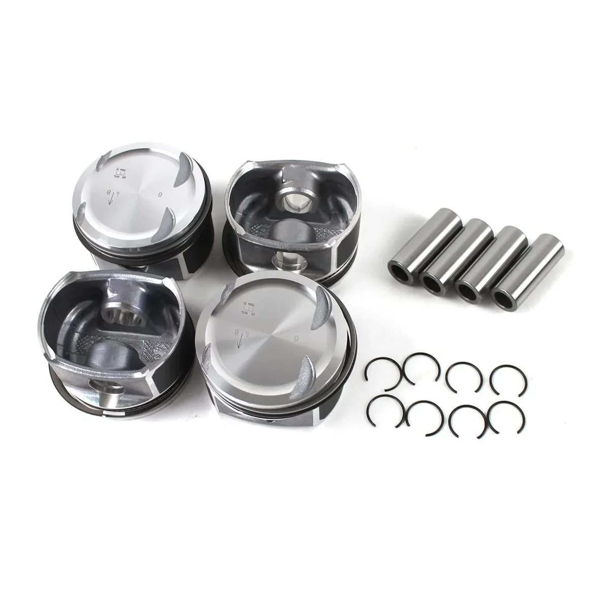 

4pcs 2710302217 Pistons & Rings Set Φ82mm for 1.8L Mercedes-Benz W203 W204 A209 C200K M271 2710300024 2710306617 N000000000936