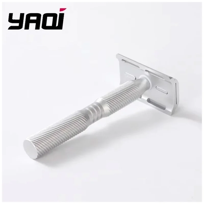 YAQI Ghost (Aluminum Version) Light Weight Wet Shave Tools Safety Razor | Ultra Light | Hypoallergenic Travel Shaver Tool Men's