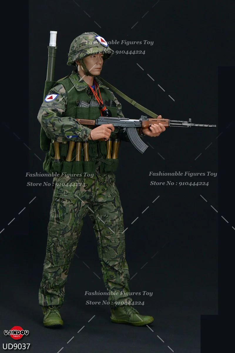 UJINDOU UD9037 1/6 ผู้ชายทหาร People's Liberation Army of China ดาบสีฟ้า B ชุด 12 นิ้ว Action Figure Collection