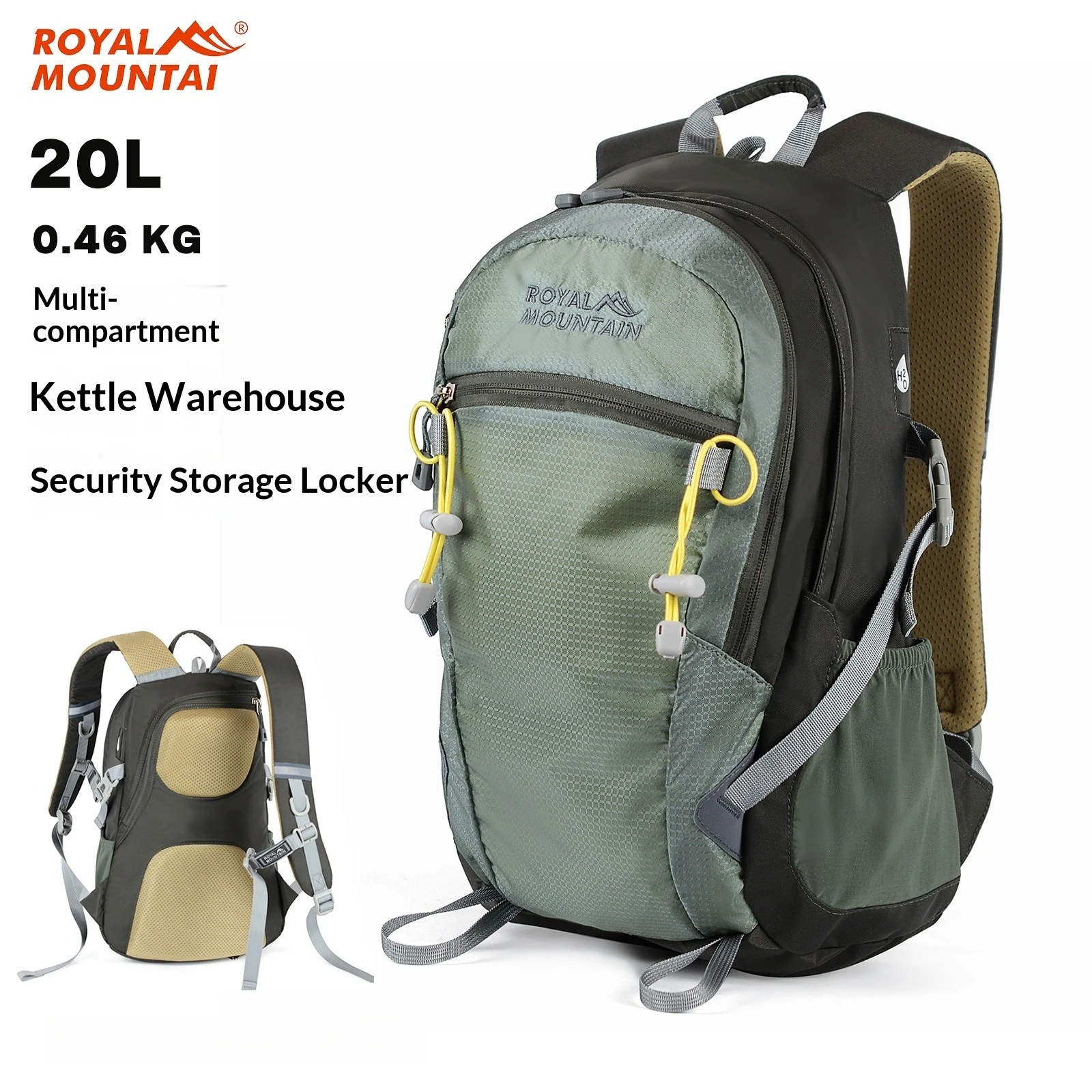 

Легкий водонепроницаемый походный рюкзак на 20 л для путешествий, кемпинга, активного отдыха и спорта, для мужчин и женщин