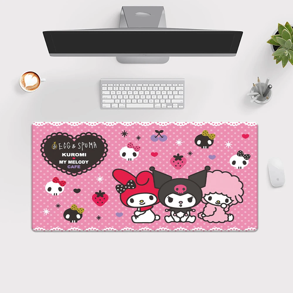 Sanrio Kuromi Cute Mouse Pad Keyboard Gaming Accessories Mouse Mats Game Office Computer PC Gamer Laptop Desk Mat