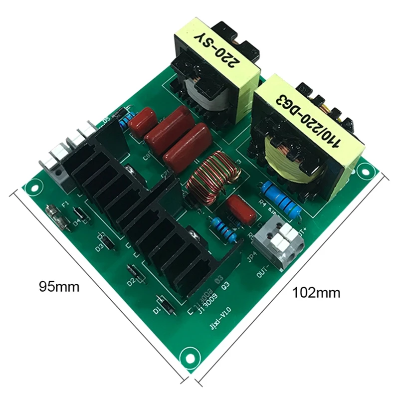 Carte mère de circuit imprimé pour lave-linge de voiture, nettoyeur à ultrasons, transducteur de générateur, support 40 tiens z, 150W