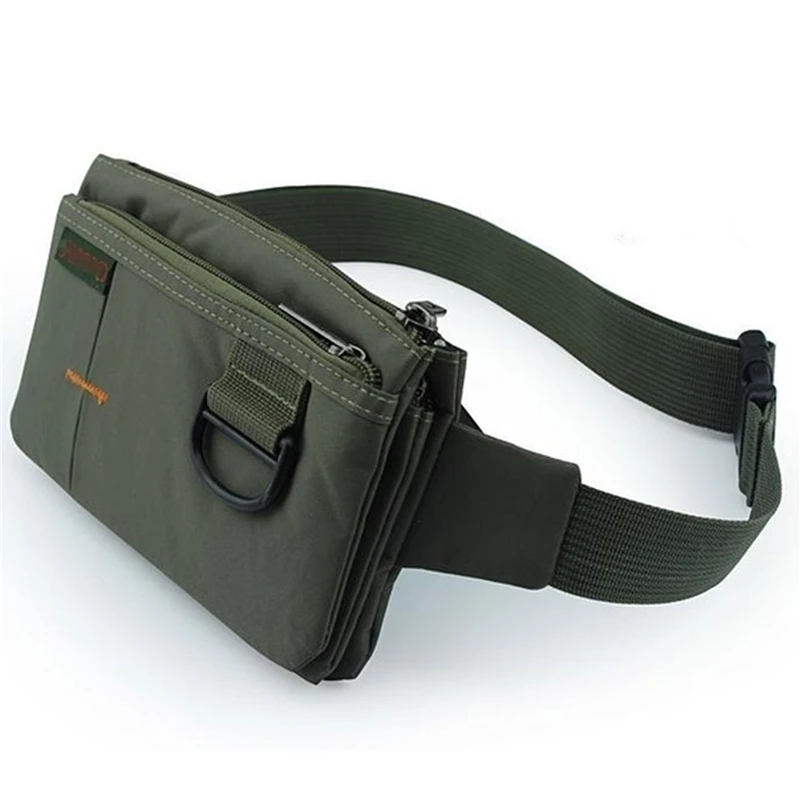 Tactical Waist Packs Belt Bag Ultrathin Hip Pack Passport Bags Outdoor Cycling Riding Jogging Travel Fitness Bag 2023