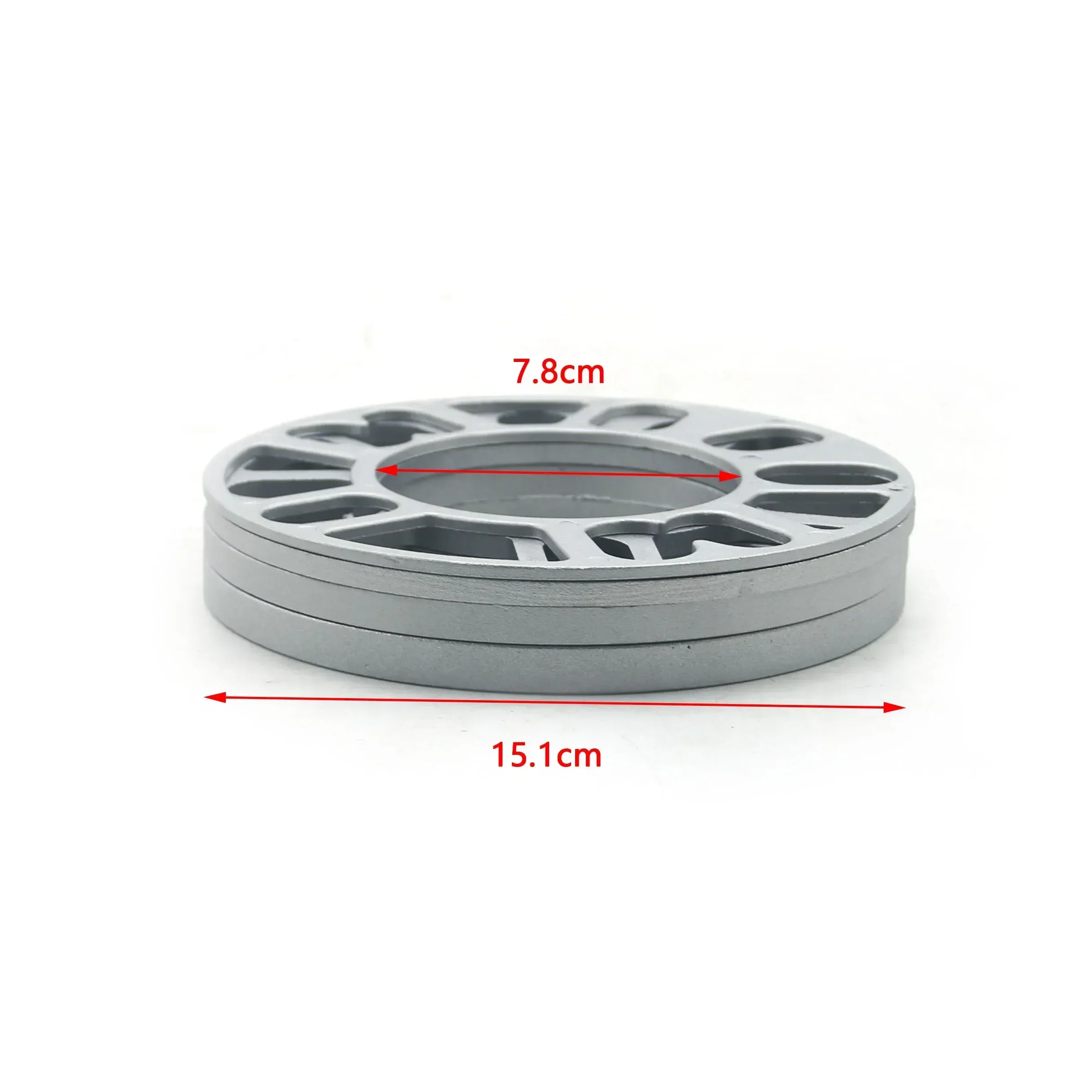 4 adet alüminyum evrensel araba jant flanşı şimler plaka 3mm 5mm 8mm 10mm Fit 4x100 4x114.3 5x100 5x108 5x114.3 5x120