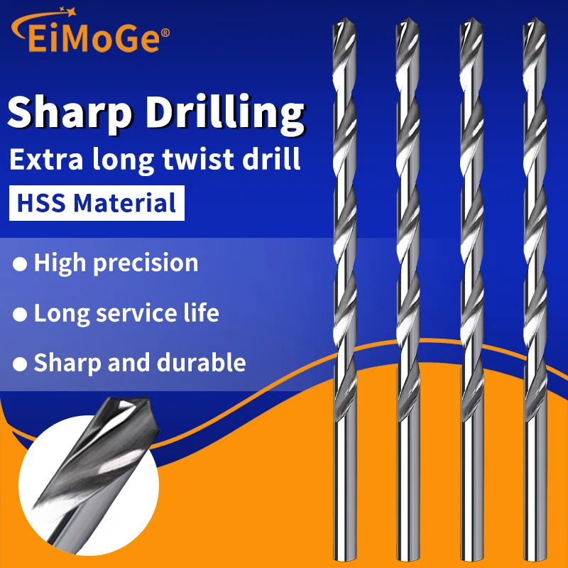 eimoge-tap-2-punte-da-trapano-extra-lunghe-in-cobalto-hss-6542-lunghezza-250-mm-d111-d200mm-per-acciaio-inossidabile
