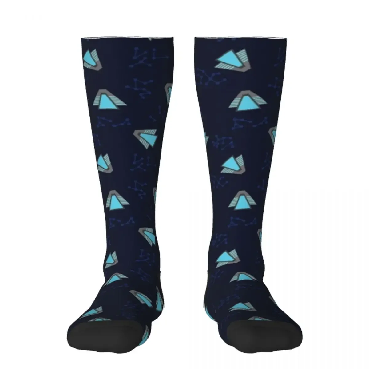 Stargate Atlantis Inspired Chevrons Locked Pattern Socks halloween sheer cotton soccer anti-slip Socks Male Women's