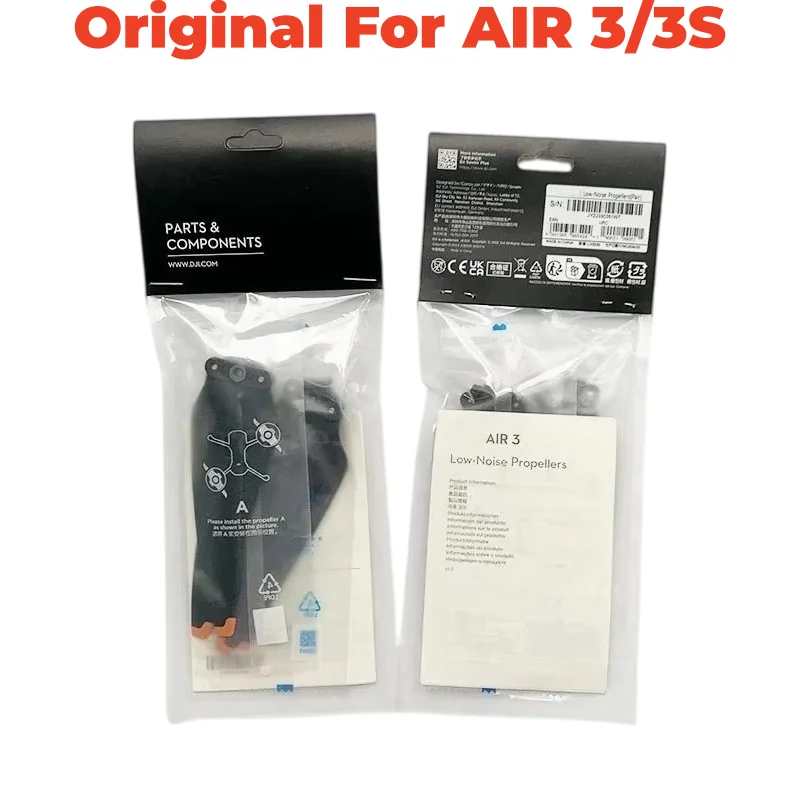 Brand New Low-Noise Propeller For DJI Air 3/Air 3S Original Quick Release Blade Light Weight Wing Fans Repair Parts Accessries