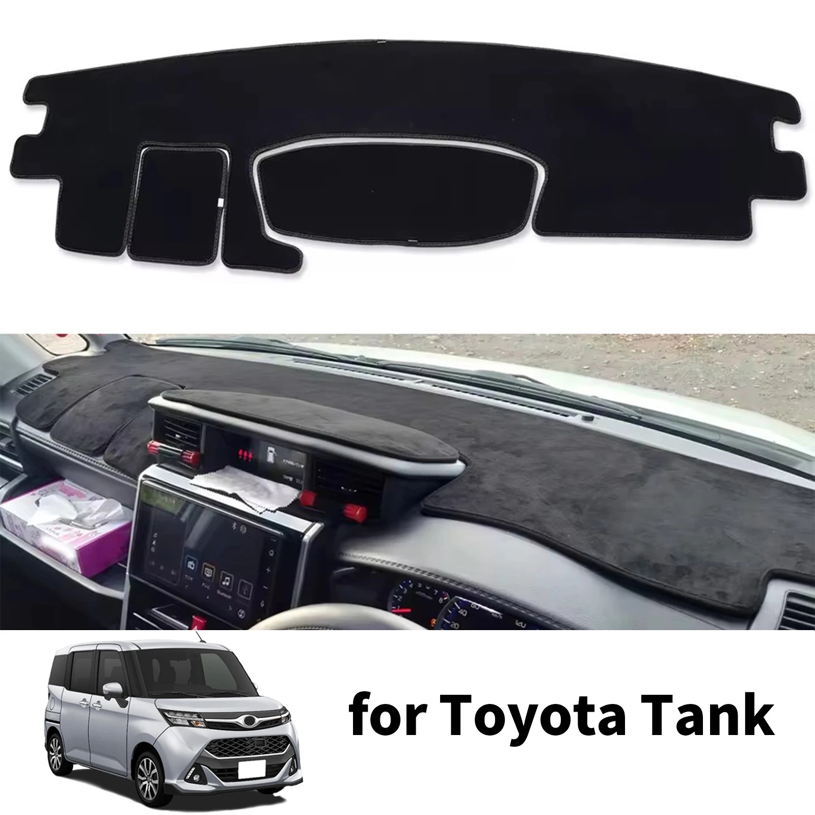 for Toyota Tank Custom G-T M900A  Car Dashboard Mat Sunshade Protective Carpet Dash Mat Dashmat