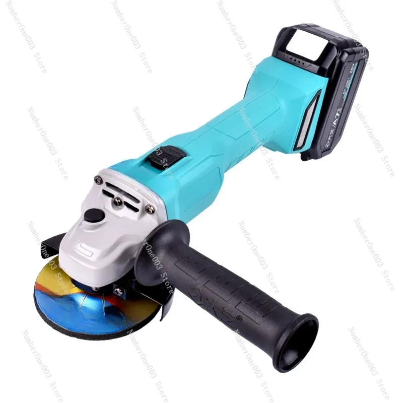 Brushless Lithium Battery Angle Grinder Rechargeable Cutting and Grinding Power Tool Handheld Grinding Wheel A7-5801